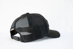 Bone Clone Black Leather Patch Hat